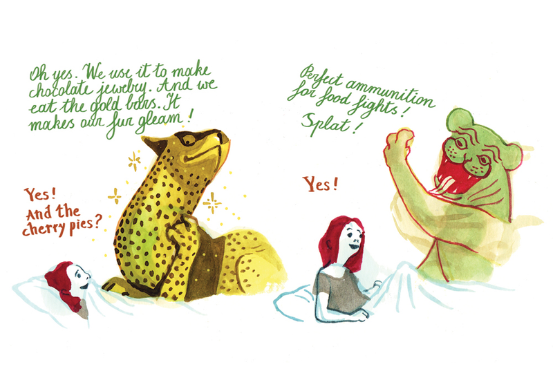 Illustration for article titled D&Q exclusive: Panther puts a chilling twist on a little girl’s imaginary friend